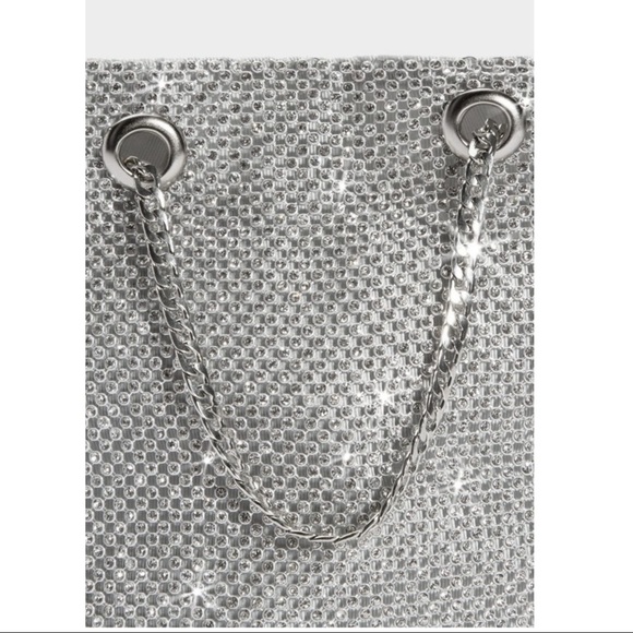 Bags Silver Rhinestone Embellished Bag Poshmark
